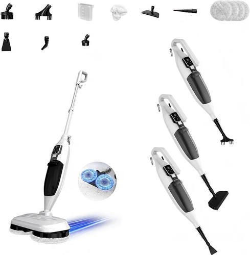 Purebear scrub steam mop - steam,